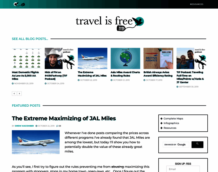 Travelisfree.com thumbnail