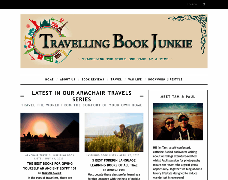 Travellingbookjunkie.com thumbnail