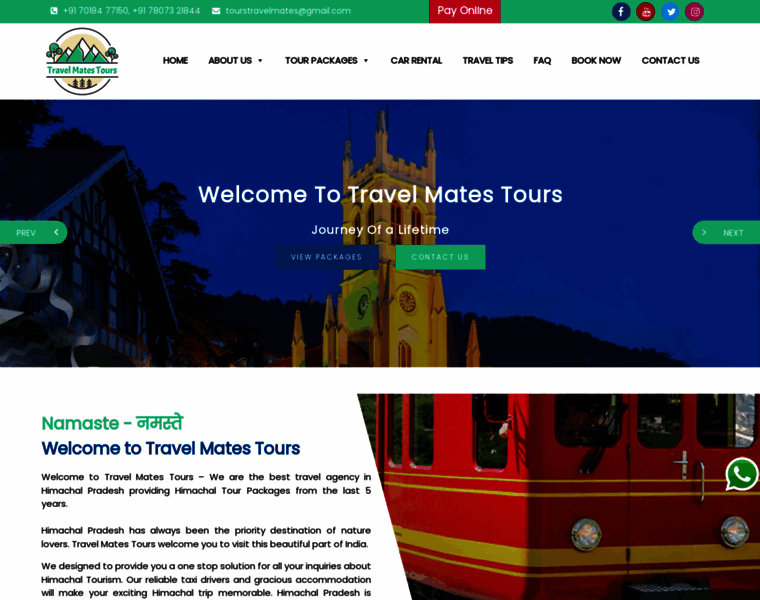 Travelmatestours.com thumbnail