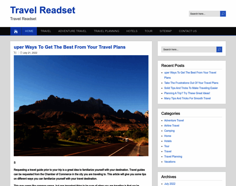 Travelreadset.com thumbnail