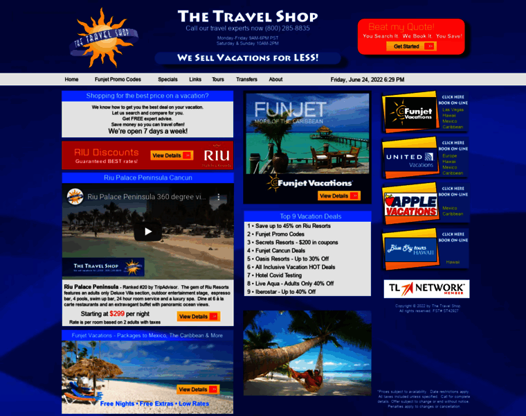 Travelshopvacations.com thumbnail