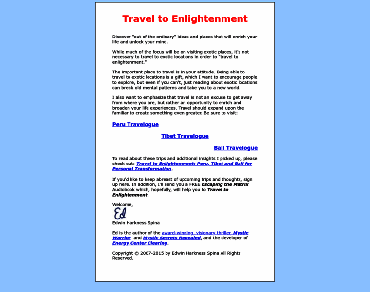 Traveltoenlightenment.com thumbnail