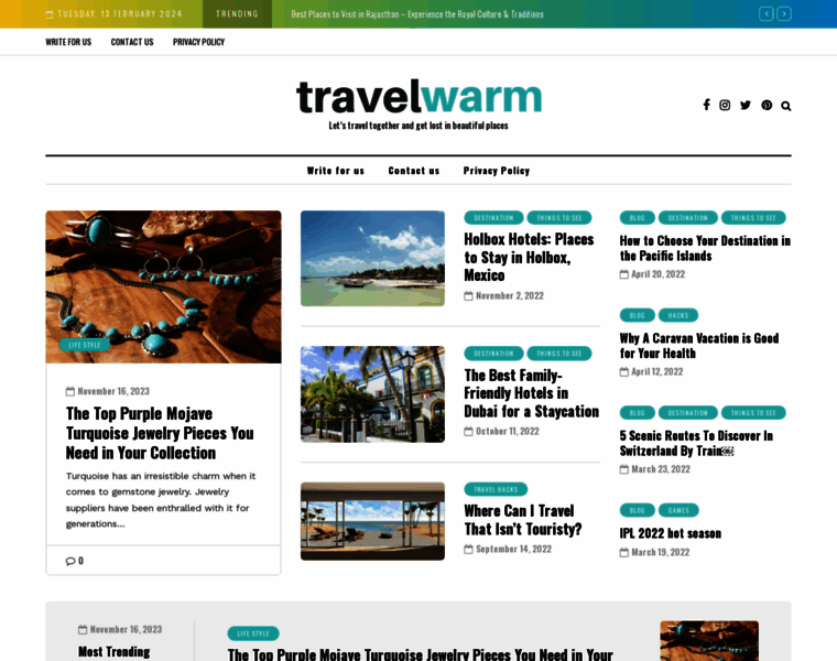 Travelwarm.com thumbnail