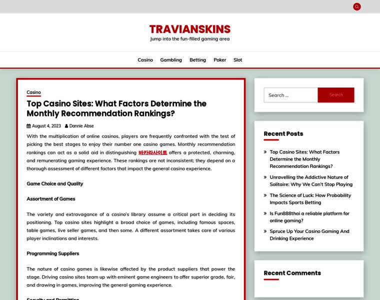 Travianskins.com thumbnail
