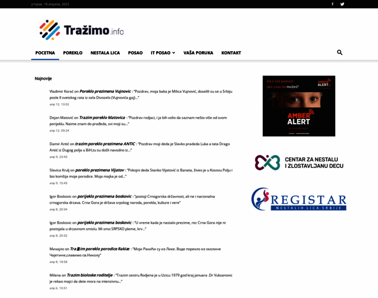 Trazimo.info thumbnail