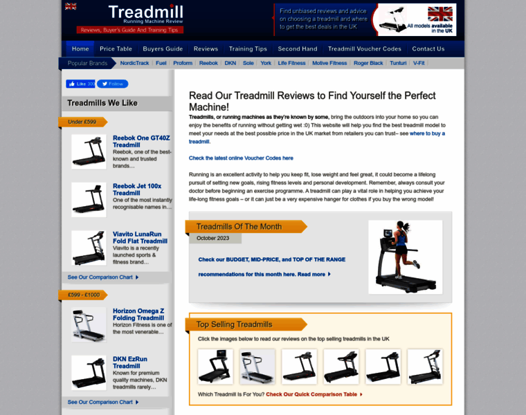 Treadmill-running-machine-review.co.uk thumbnail