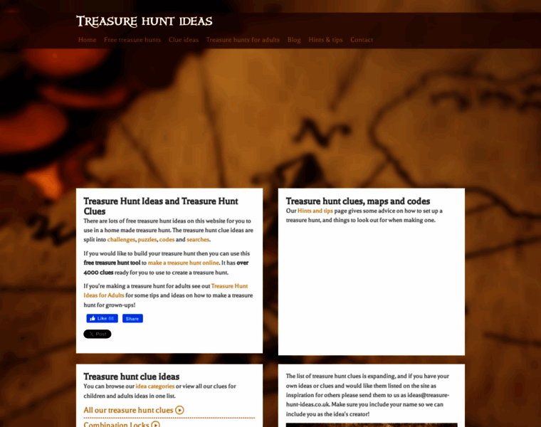Treasure-hunt-ideas.co.uk thumbnail