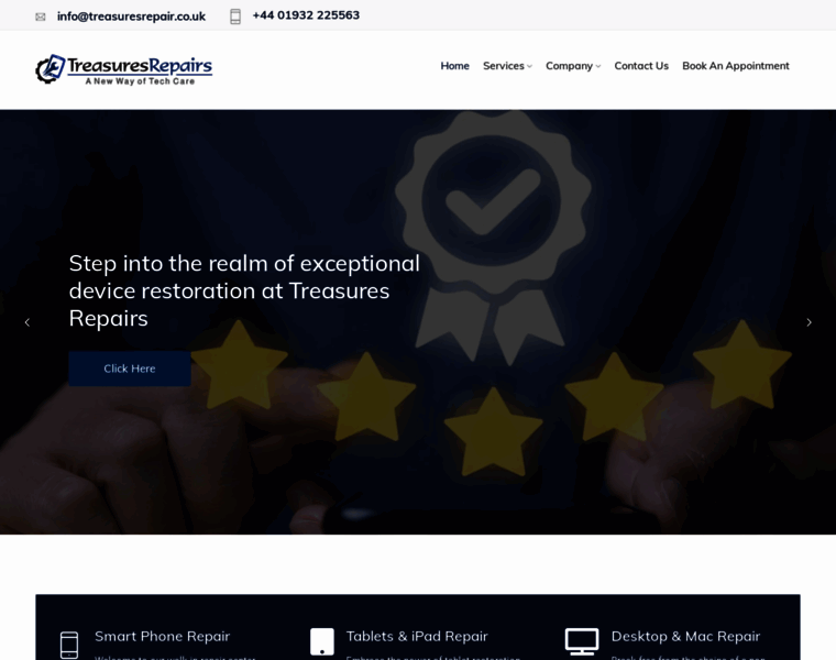 Treasuresrepair.co.uk thumbnail