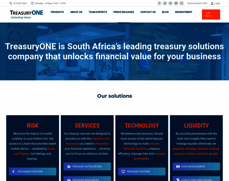 Treasuryone.co.za thumbnail
