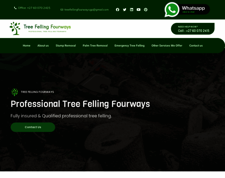 Treefellingfourways-gauteng.co.za thumbnail