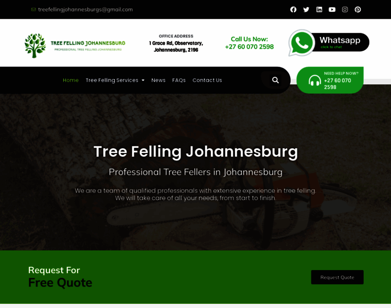 Treefellingjohannesburgs.co.za thumbnail