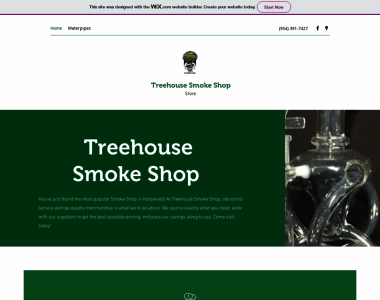Treehousesmokeshop.com thumbnail
