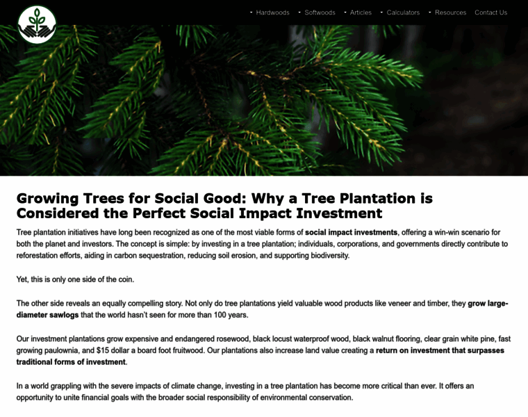 Treeplantation.com thumbnail