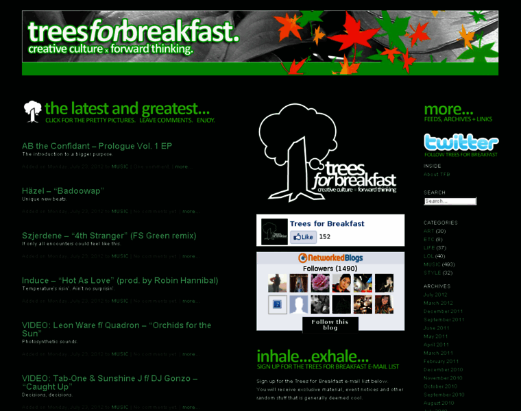 Treesforbreakfast.com thumbnail