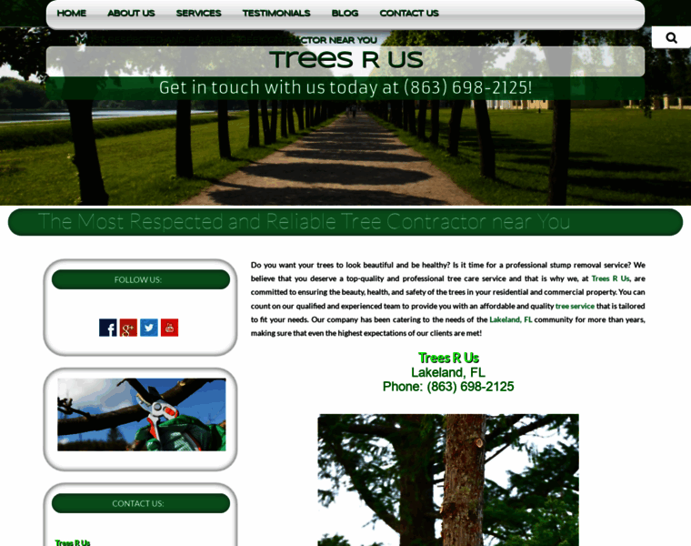 Treesr-us.com thumbnail
