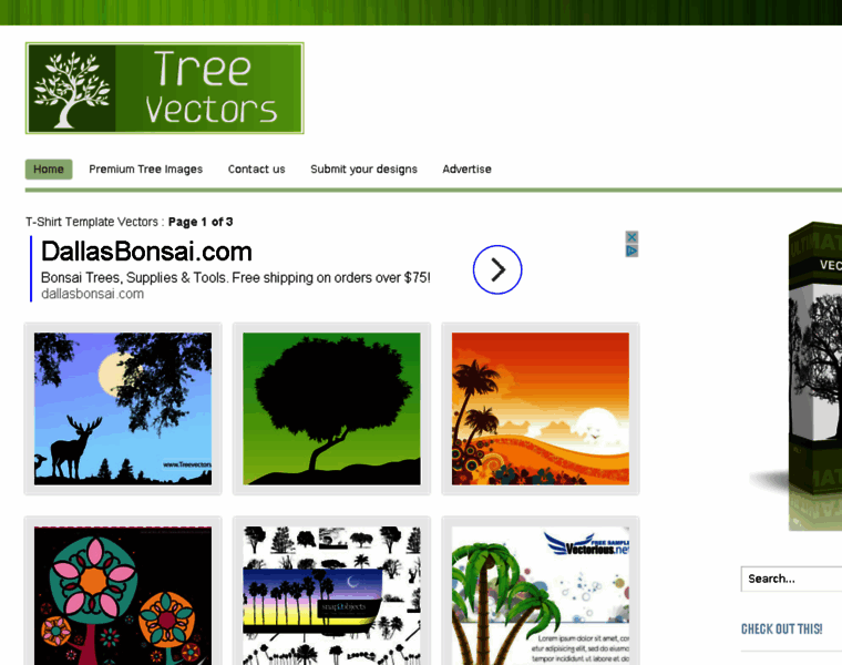 Treevectors.com thumbnail