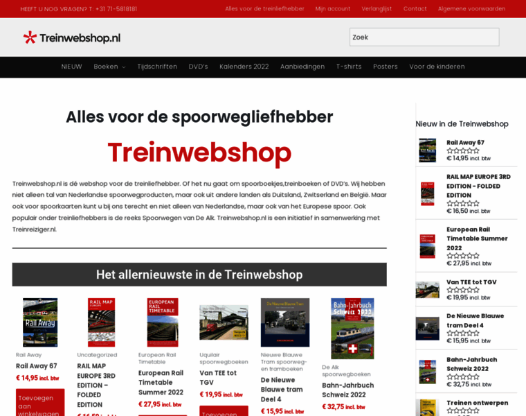 Treinwebshop.nl thumbnail