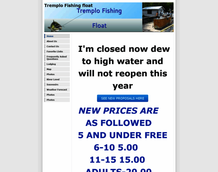 Tremplofishing.com thumbnail