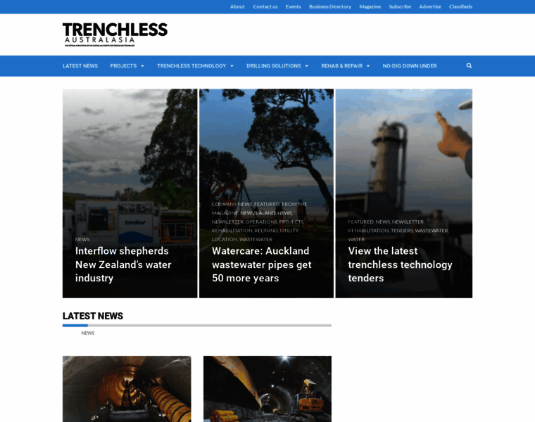 Trenchless-australasia.com thumbnail