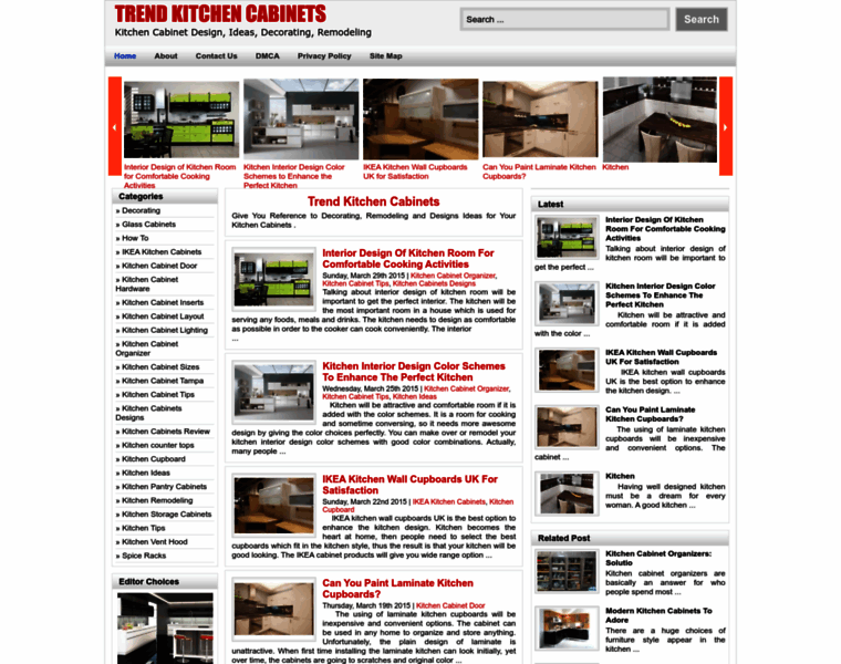 Trendkitchencabinets.com thumbnail