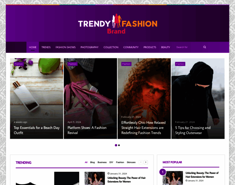 Trendyfashionbrand.com thumbnail