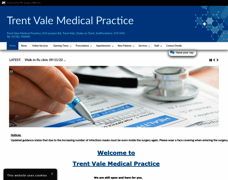 Trentvalemedicalpractice.co.uk thumbnail