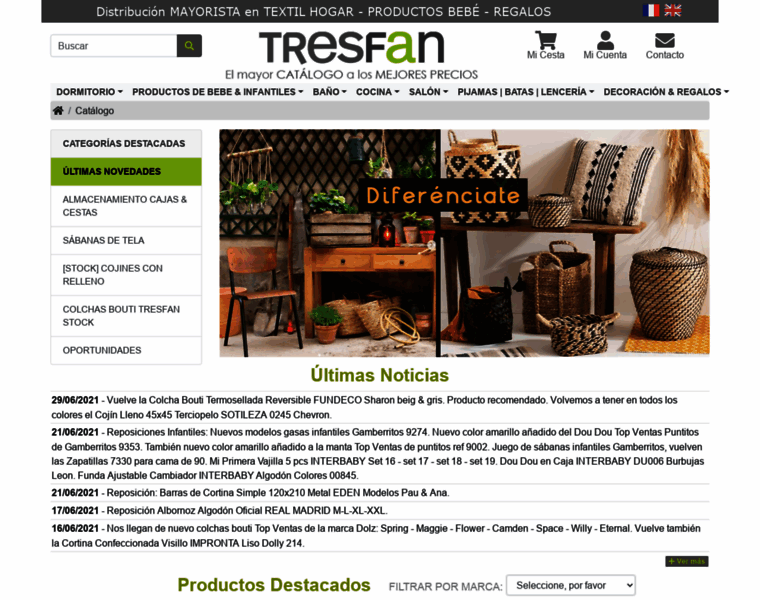 Tresfantextil.com thumbnail