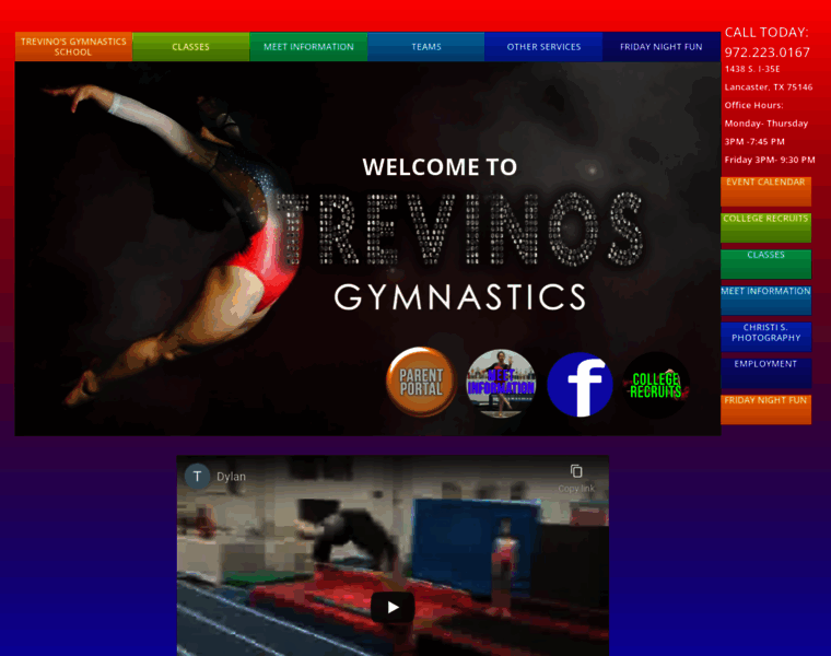 Trevinosgymnastics.com thumbnail