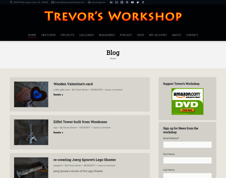 Trevorsworkshop.com thumbnail