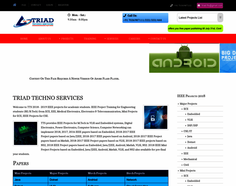 Triadtechnoservices.com thumbnail