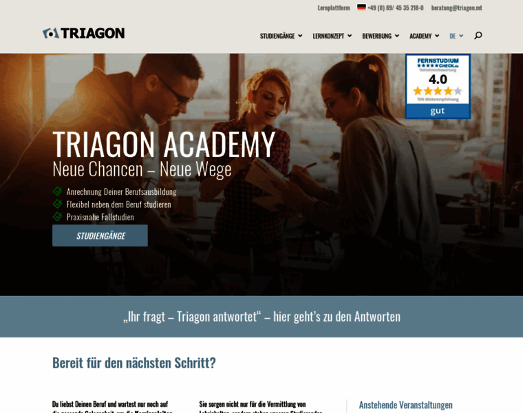 Triagon-academy.com thumbnail