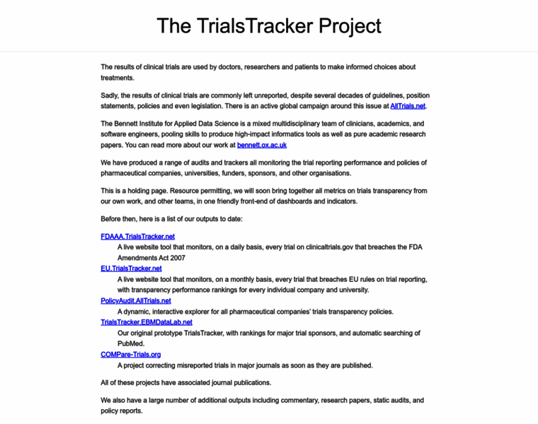 Trialstracker.net thumbnail