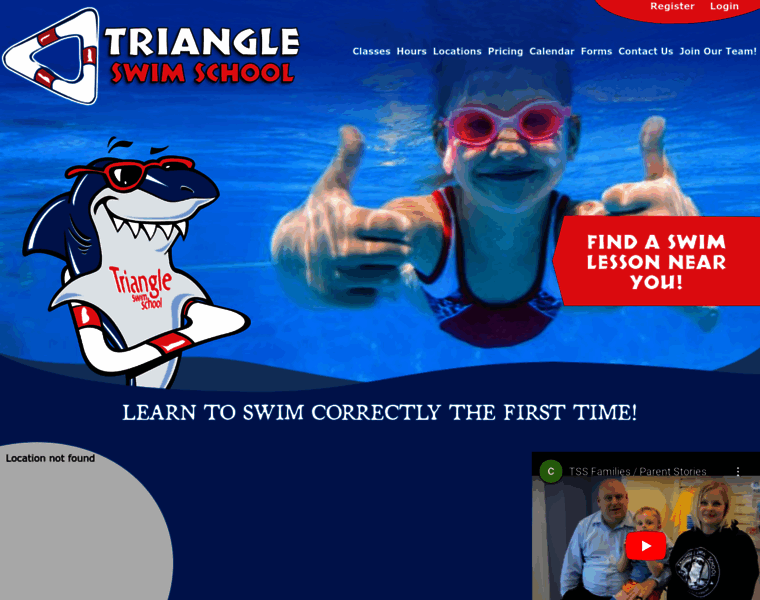 Triangleswimschool.com thumbnail