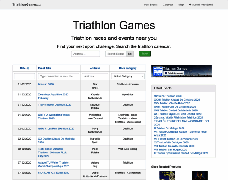 Triathlongames.com thumbnail