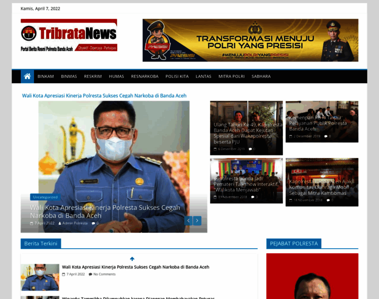 Tribratanewsrestabandaaceh.com thumbnail