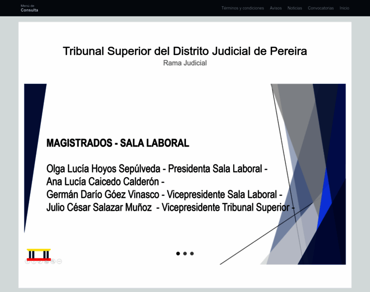 Tribunalsuperiorpereira.com thumbnail