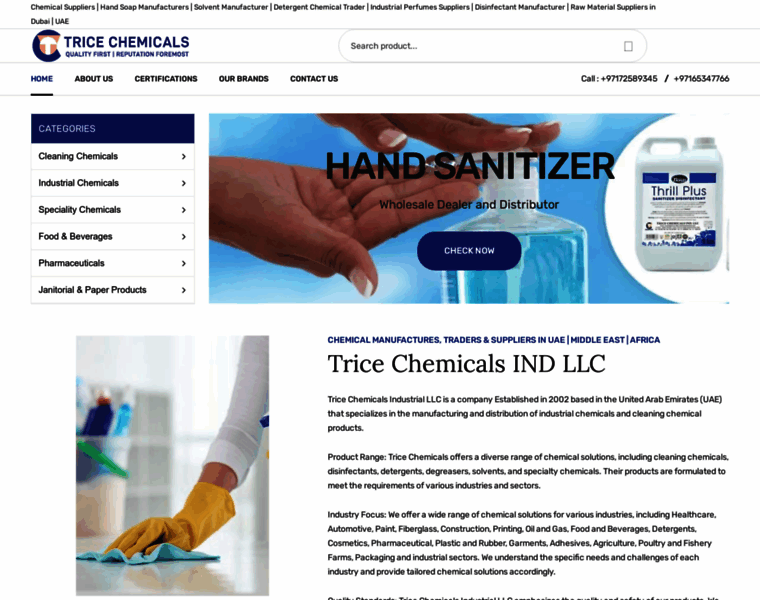 Tricechemicals.com thumbnail