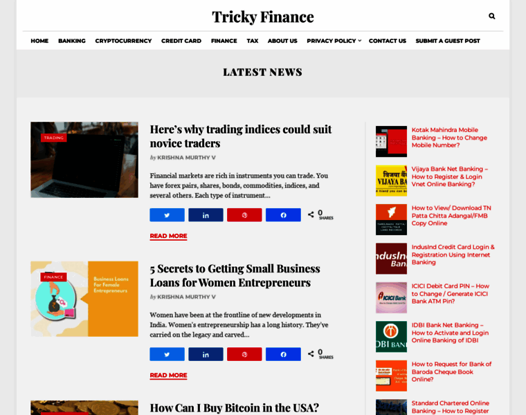Trickyfinance.com thumbnail