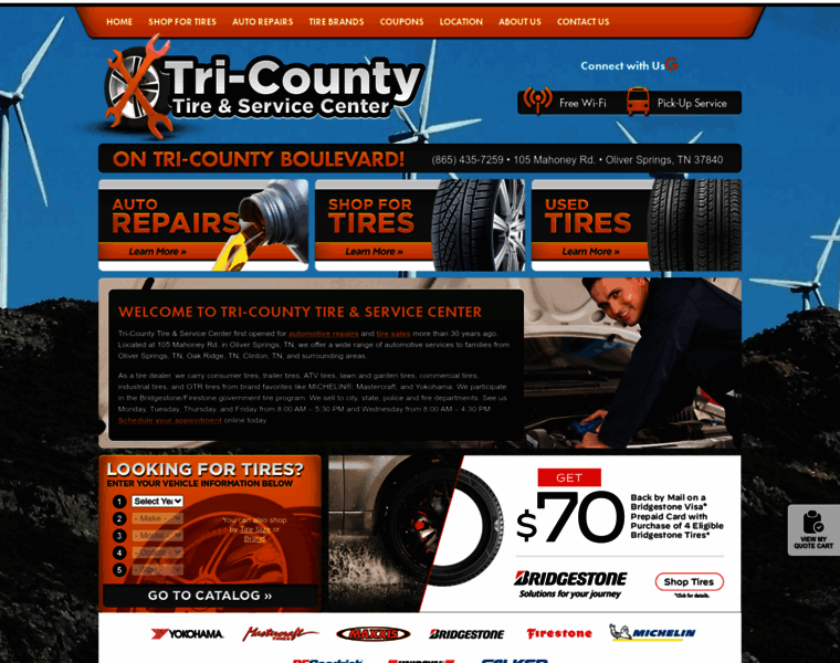 Tricountytires.com thumbnail