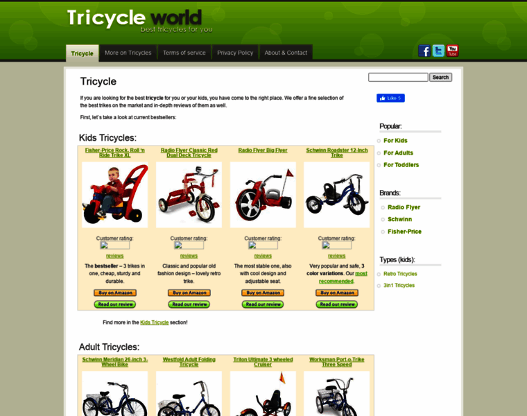 Tricycleworld.org thumbnail