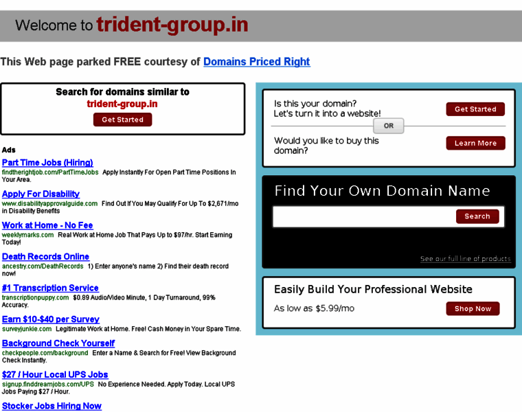 Trident-group.in thumbnail