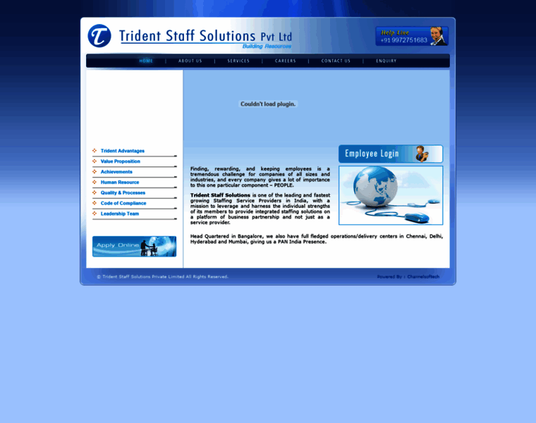 Tridentsolutions.in thumbnail