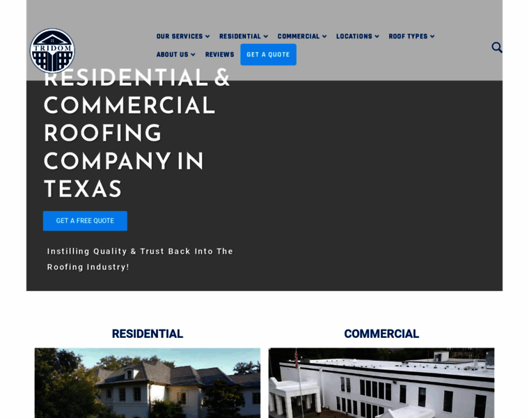 Tridomroofing.com thumbnail