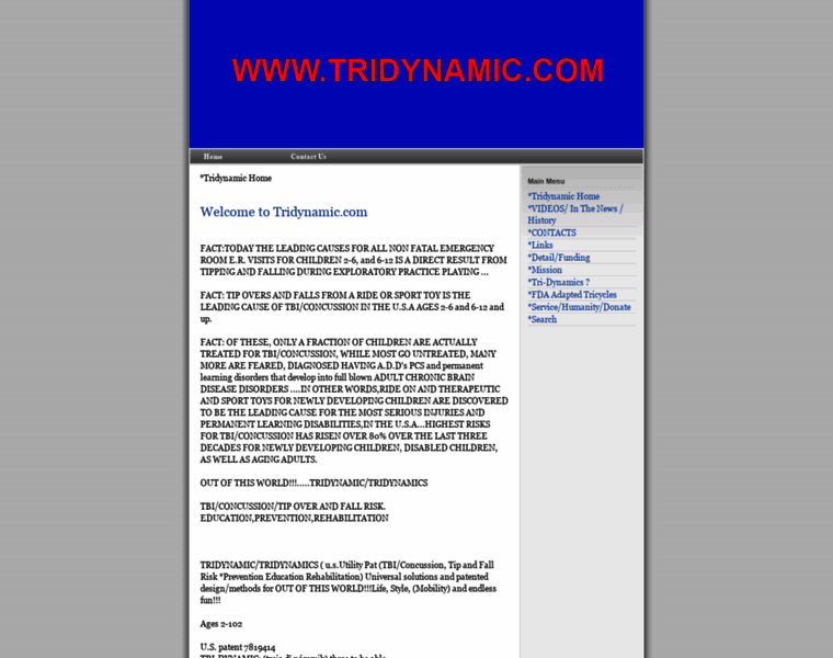 Tridynamic.com thumbnail