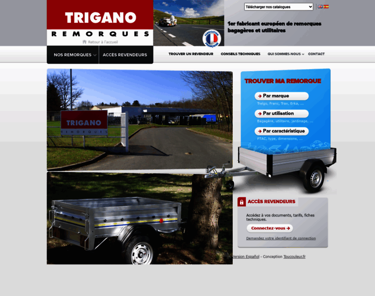 Trigano-remorques.com thumbnail