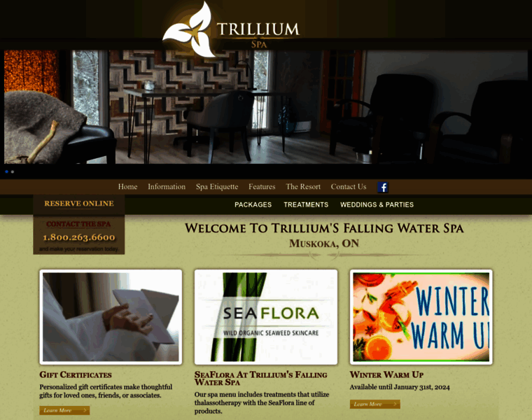 Trilliumspa.com thumbnail
