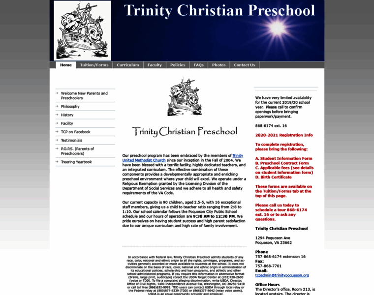 Trinitychristianpreschool.com thumbnail
