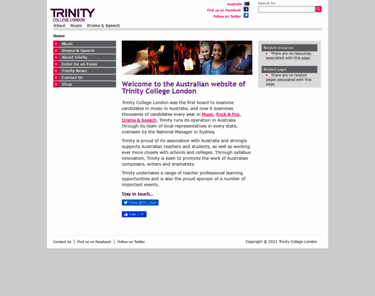 Trinitycollege.com.au thumbnail