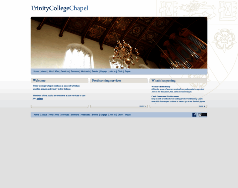 Trinitycollegechapel.com thumbnail