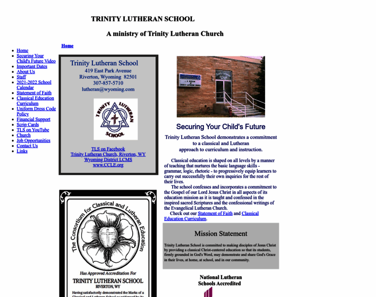 Trinitylutheranschool.net thumbnail